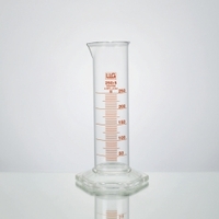 Messzylinder Borosilikatglas 3.3 niedrige Form Klasse B (LLG-Labware) | Nennvolumen: 10 ml
