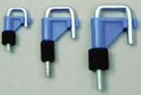 Curved tubing clamps stop-it PVDF