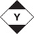 Begrenzte Menge - Y (Limited Quantities), schwarz, Folie, selbstklebend, 150 x 150 x 0,1 mm, ADR