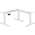 Stelaż rama biurka narożnego z elektryczną regulacją wysokości 58-123 cm - biały