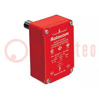 Safety switch: hinged; ROTACAM; NC x2; IP66; -20÷80°C; red