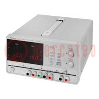 Power supply: programmable laboratory; Ch: 3; 0÷30VDC; 0÷5A; 0÷5A
