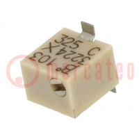 Potentiometer: mounting; multiturn; 10kΩ; 250mW; SMD; ±10%; linear