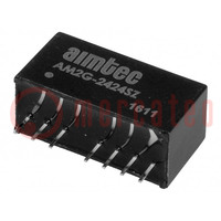 Convertisseur: DC/DC; 2W; Ud'entrée: 18÷36V; Ubase: 24VDC; SIP8