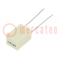 Capacitor: polyester; 1.5uF; 40VAC; 63VDC; 5mm; ±5%; 7.2x6x11mm