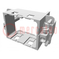 Frame voor modules; maat 4; Modules: 2; 57x27mm; Aanduiding: O