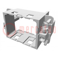 Frame for modules; size 4; Modules: 2; 57x27mm; Marking: O