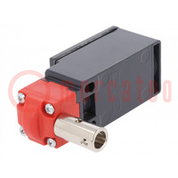 Safety switch: hinged; FM; NC + NO; IP67; -25÷80°C; red,grey