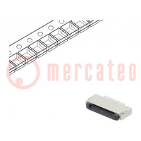 Connector: FFC/FPC; horizontal; PIN: 12; ZIF; SMT; 500mA; tinned