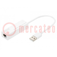 USB Adapter für Fast Ethernet; RJ45-Buchse,USB A-Buchse