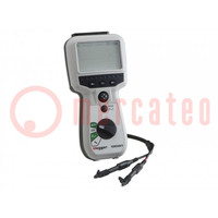 Meter: reflectometer; LCD; Detection: place of cable failure