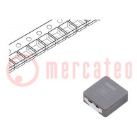 Inductor: wire; SMD; 22uH; 7.7A; 60mΩ; ±20%; 10.7x10x4mm; -40÷150°C