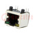 Socket; RJ12; PIN: 6; shielded,with LED; gold-plated; Layout: 6p6c