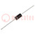 Diode: rectifying; THT; 1kV; 3A; Ammo Pack; Ifsm: 180A; DO201; Ir: 5uA
