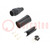Plug; XLR; male; PIN: 3; straight; for cable; crimped; zinc die-cast