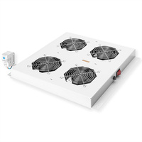 ROLINE 19" Unité de ventilation pour toit, 4 ventilateurs, gris