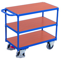 Produktbild - schwerer Tischwagen mit 3 Ladeflächen , Ladefläche 850 x 500 mm , Traglast 400kg