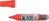 Permanent Marker V-Super Color, umweltfreundlich, nachfüllbar, Rundspitze, 4.5mm (M), Rot