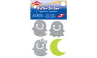 KLEIBER Reflex-Sticker "Gespenst & Mond", silber/gelb (53500289)
