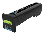 Lexmark Rückgabe-Tonerkassette CS820 Cyan mit extra hoher Kapazität Bild 1