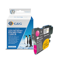 G&G kompatybilny ink / tusz z LC-980M, LC-1100M, NP-B-0061M/1100M/980M, magenta, 260s