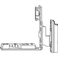 Produktbild zu ROTO NX sarokpánt T nútvezetővel küszöbhöz 51,5 mm magas, 12/20- 13 ezüst jobb
