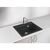 Anwendungsbild zu SOLIDO beépíthető szintes mosogató Atrox 30 karbon-fekete, távműködtetéssel