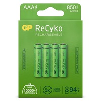 GP akku ReCyko micro ceruza (AAA) 850mAh 4db/cs NiMH