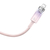 BASEUS CÂBLE DE CHARGEMENT RAPIDE USB-C VERS LIGHTNING EXPLORER SERIES 1M, 20W - ROSE CATS010204