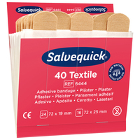 Salvequick Nachfüllsortiment 6 x 40Pfl.Textil