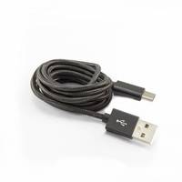 Sbox USB-TYPEC-15B kábel M/M-1M,fekete