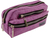 BOLSO ESCOLAR LIDERPAPEL PORTATODO OVALADO 3 BOLSILLOS VIOLETA PASTEL 195X40X100 MM