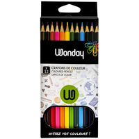 Wonday FCG000092 crayon de couleur Multicolore 12 pièce(s)
