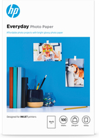 HP Papier fotograficzny Everyday, błyszczący, 200 g/m2, 10 × 15 cm (101 × 152 mm), 100 arkuszy