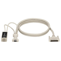 Black Box EHNUSB-0001 cable para video, teclado y ratón (kvm) Blanco 0,3 m