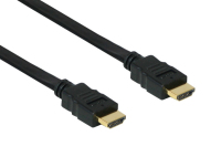 Alcasa HDMI/HDMI, 1 m HDMI-Kabel HDMI Typ A (Standard) Schwarz