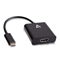 V7 USB-C(m) auf HDMI(w) Adapter Schwarz