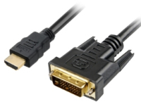 Sharkoon 1m, HDMI/DVI-D Zwart