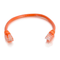 C2G 1m Cat6 Booted Unshielded (UTP) Network Patch Cable - Orange