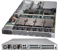 Supermicro SYS-1029GQ-TVRT Server-Barebone Intel® C621 LGA 3647 (Socket P) Rack (1U) Schwarz
