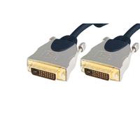 shiverpeaks sp-PROFESSIONAL DVI kabel 2 m DVI-D Blauw, Chroom