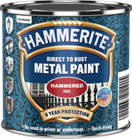 Hammerite Direct To Rust Metal Paint Hammered Finish 0.25 L