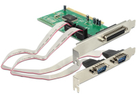DeLOCK 1x Parallel & 2x Serial - PCI card Schnittstellenkarte/Adapter