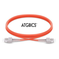 ATGBICS SC-SC OM2, Fibre Optic Cable, Multimode, Duplex, Orange, 4m