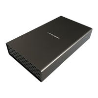 LC-Power LC-35U3-C-HUB Speicherlaufwerksgehäuse HDD-Gehäuse Schwarz 3.5 Zoll