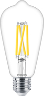 Philips Filament-Lampe, transparent, 60W ST64 E27