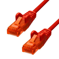 ProXtend V-6UTP-0025R hálózati kábel Vörös 0,25 M Cat6 U/UTP (UTP)