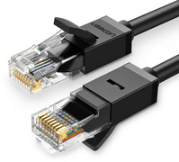 Ugreen 20162 hálózati kábel Fekete 5 M Cat6 U/UTP (UTP)