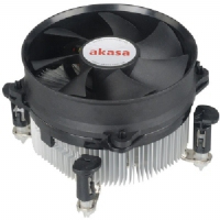 Akasa AK-CCE-7104EP computer cooling system Processor Cooler 9.2 cm Black, Silver