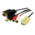 LogiLink CV0052A adapter kablowy 2 m HDMI VGA (D-Sub) + RCA Czarny